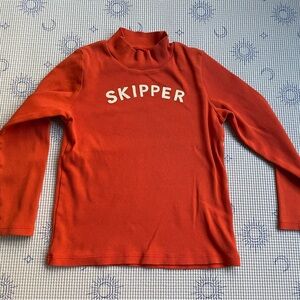 Mini Rodini Long Sleeve Top with Skipper Print size 116-122